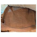 SR - Vintage Cane Back Armchairs Pair