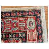 DR - Vintage Hand Knotted Caucasian or Afghan Kazak Wool Rug