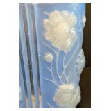 MB - Vintage Phoenix Glass Vase Sculptured Artware