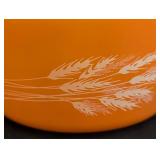 MB - Vintage Pyrex Autumn Harvest Wheat Casserole Dishes With Lid