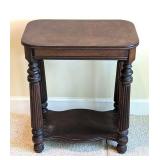 MB - Mahogany Side Table Accent Table