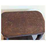 MB - Mahogany Side Table Accent Table