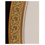 K - Vintage Limoges Gold Rimmed China Dish Set Service for 6
