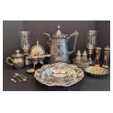 K - Vintage Silver Plated Servingware Mixed Lot