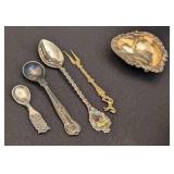 K - Vintage Silver Plated Servingware Mixed Lot