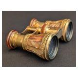 DR - Vintage Opera Glasses - Lefils Paris Mother of Pearl & Brass