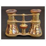 DR - Vintage Opera Glasses - Lefils Paris Mother of Pearl & Brass
