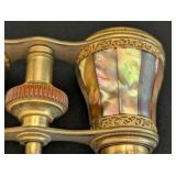 DR - Vintage Opera Glasses - Lefils Paris Mother of Pearl & Brass