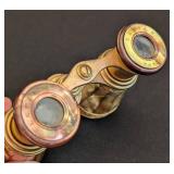 DR - Vintage Opera Glasses - Lefils Paris Mother of Pearl & Brass