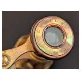 DR - Vintage Opera Glasses - Lefils Paris Mother of Pearl & Brass