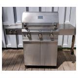 BY - Propane Grill - Saber Stainless Steel With Side Burner & Cover