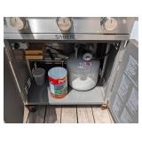 BY - Propane Grill - Saber Stainless Steel With Side Burner & Cover
