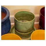 SR - Ceramic Planters Assorted Glazed Set (Lot of 11)