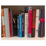 SR - Book Lot - Assorted Hardcover Reference, Travel, Fiction & Religion