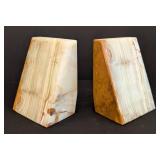MB - Pair of Vintage Onyx Bookends
