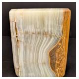 MB - Pair of Vintage Onyx Bookends
