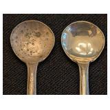DR - Vintage Sterling Silver Salt Spoons (Lot of 4)