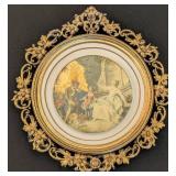 K - Vintage Decoupage Prints - Sungott Art Studios Style No. 954 (Pair)