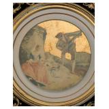 K - Vintage Decoupage Prints - Sungott Art Studios Style No. 954 (Pair)