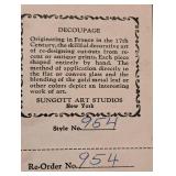 K - Vintage Decoupage Prints - Sungott Art Studios Style No. 954 (Pair)