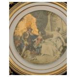 K - Vintage Decoupage Prints - Sungott Art Studios Style No. 954 (Pair)