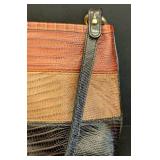 DR - Shoulder Bag - Brahmin Lorelei Three-Tone Reptile Embossed Leather