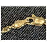 DR - 14K Gold Rope Bracelet