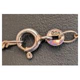 DR - Sterling Silver Necklace & Pendant 925