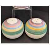 K - Servingware - Caleca Meadow Hand Painted Set (Lot of 8)