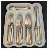 K - Flatware Set - Oneida Service for Eleven
