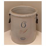 LS - Stoneware Crock - Red Wing 6 Gallon