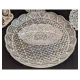 K - Vintage Cut & Pressed Glassware Mixed Lot