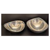 K - Vintage Nambe Bowl Pair