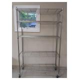 G - Metal Storage Shelf NSF Wire Rack on Casters