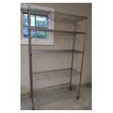 G - Metal Storage Shelf NSF Wire Rack on Casters