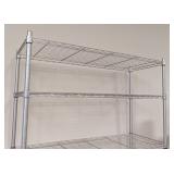 G - Wire Shelving Unit - Metal Storage Shelf With Casters