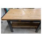G - Work Bench Large Wood Top Shop Table