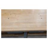 G - Work Bench Large Wood Top Shop Table
