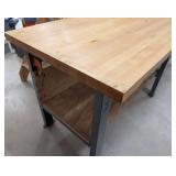 G - Work Bench Large Wood Top Shop Table