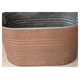 G - Vintage Copper Boiler Wash Boiler Oval Handled