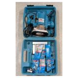 G - Router - Makita 3620 With Bosch Bits Mixed Lot