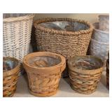 LS - Basket Planters (Lot of 14)