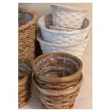 LS - Basket Planters (Lot of 14)