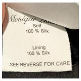 LLR - Evening Gown - Monique Lhuillier Strapless Black Silk Size 10