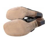 LLR - Paul Green Tippi Ankle Strap Platform Wedge Sandals Size & Paul Green Leather Heeled Slide Sandals