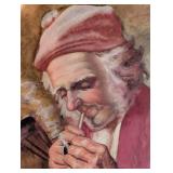 LLR - Framed Color Print St Andrews Caddie Reproduction