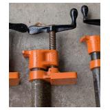 G - Pipe Clamps - Six Pony Pipe Clamps Up to 40 in