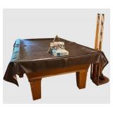 LLFR - Pool Table - Olhausen Accu-Fast With Centennial Pocket Balls