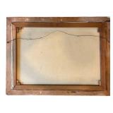 LLFR - Western Landscape Painting Mary Allen High Noon on the Desert Framed