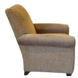 LLFR -Room and Board Upholstered Accent Chair With Ottoman